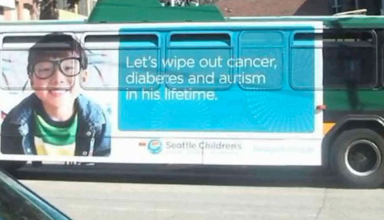 Autism Bus Ad Seattle